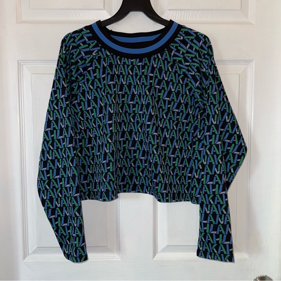 Future Collective - Womens - Long Sleeve Cropped Sweater Size 1X - Picture 2 of 8